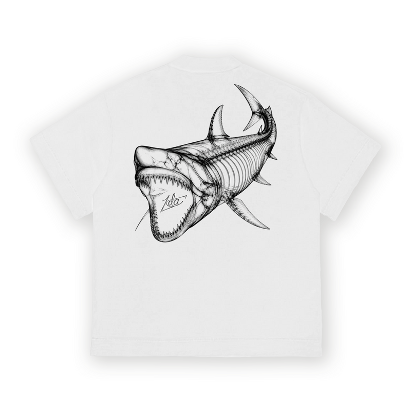 Camiseta 1DA "Shark RX" Branca