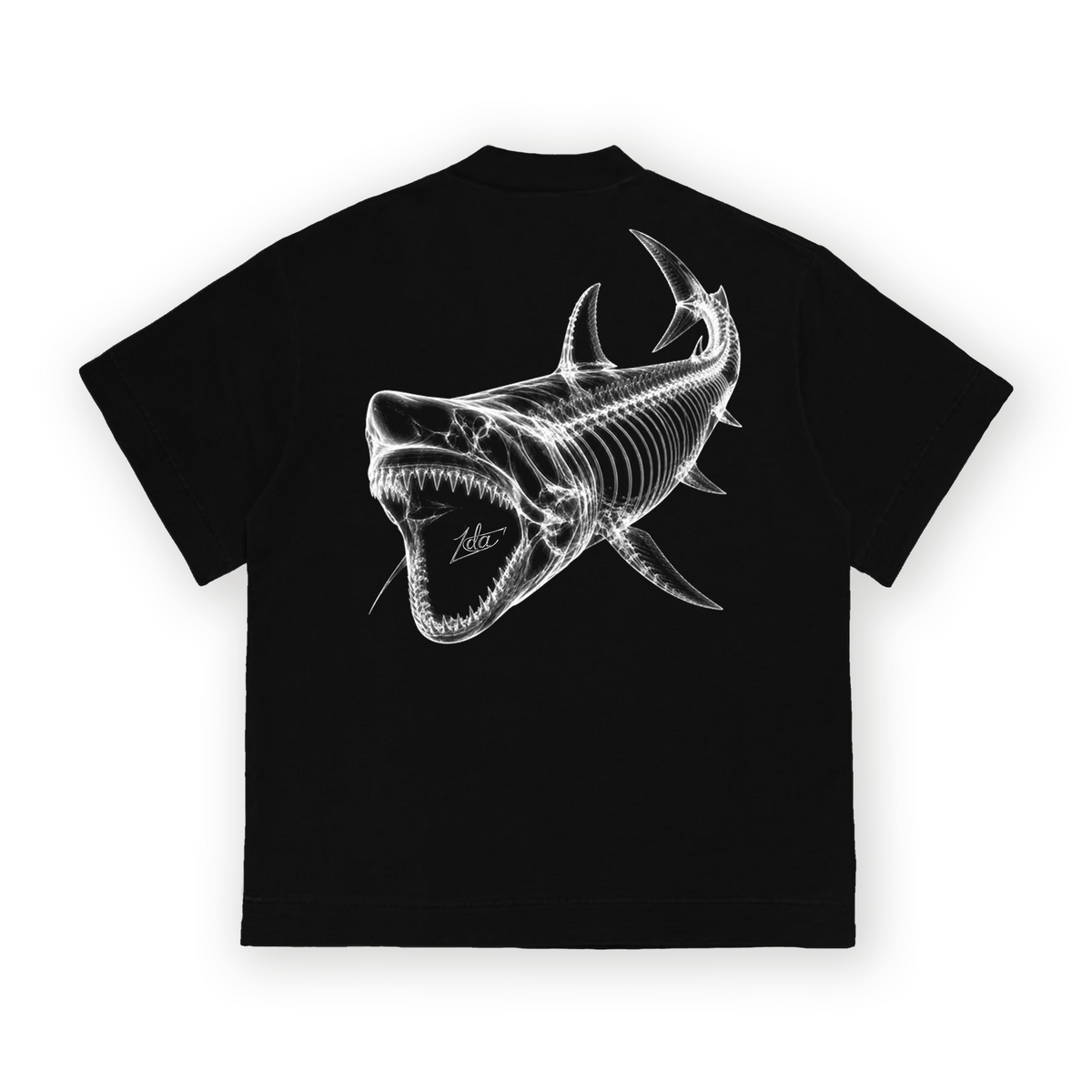 Camiseta 1DA "Shark RX" Preta costas
