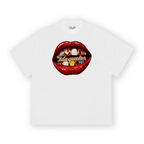 Camiseta 1DA "To Flash a Smile" Branca frente