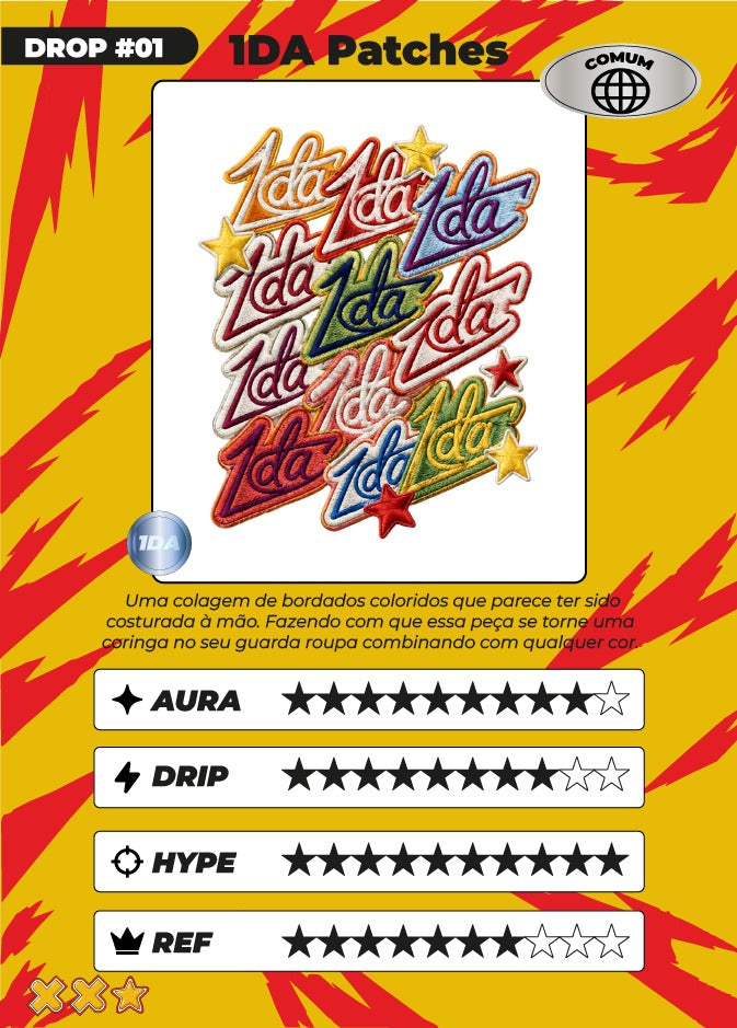 Card 1DA Patches - Drop #01