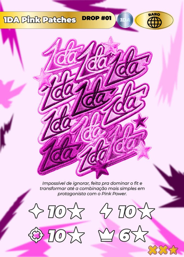 1DA Pink Patches
