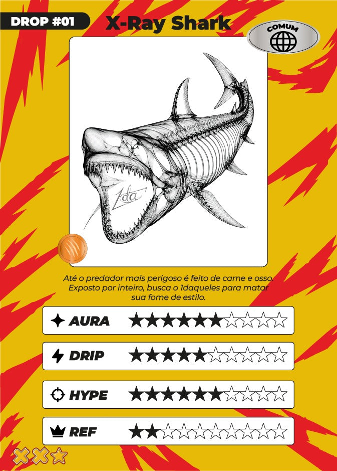Card X-Ray Shark - Drop #01
